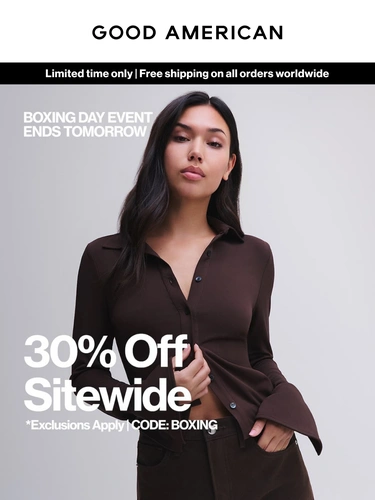 Good American Sale Announcement