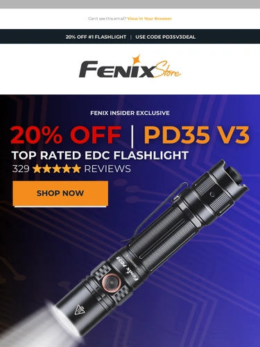 Fenix Store Sale Announcement