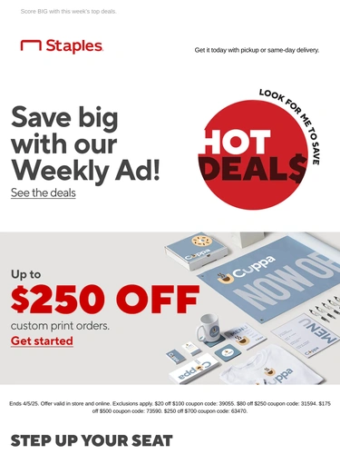 Staples Sale Announcement