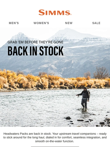Simms Fishing Newsletter