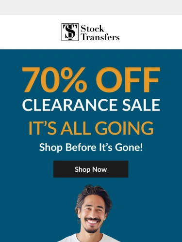 Stock Transfers Sale Announcement