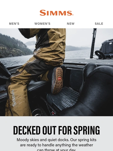 Simms Fishing Newsletter