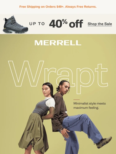 Merrell Sale Announcement