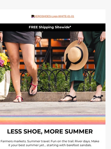 Xero Shoes Sale Announcement