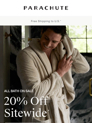 Parachute Home Sale Announcement