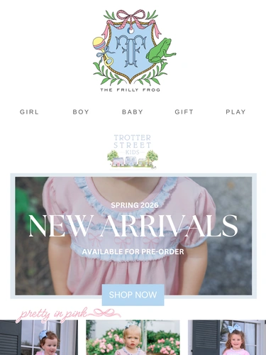 The Frilly Frog Product Launch