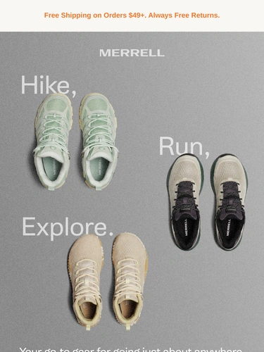 Merrell Sale Announcement