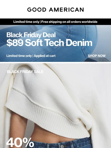 Good American Sale Announcement