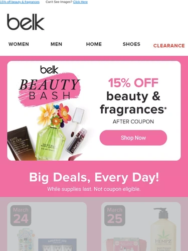 Belk Sale Announcement