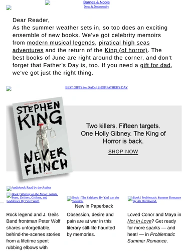 Barnes & Noble Newsletter