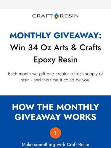Craft Resin Newsletter