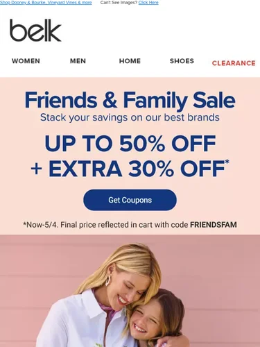 Belk Sale Announcement
