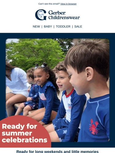 Gerber Childrenswear Welcome Series