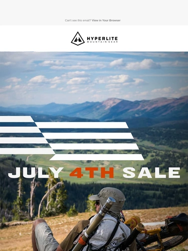 Hyperlite Mountain Gear Sale Announcement