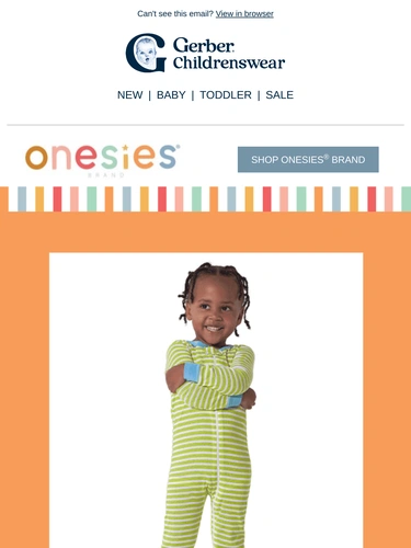 Gerber Childrenswear Event Invitation