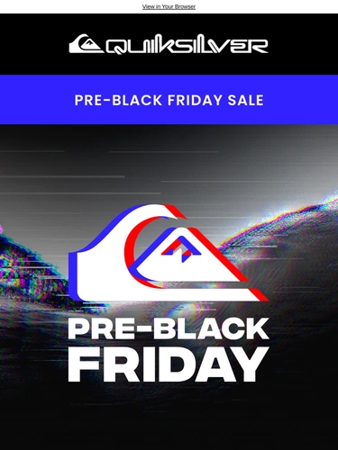 Quiksilver Sale Announcement