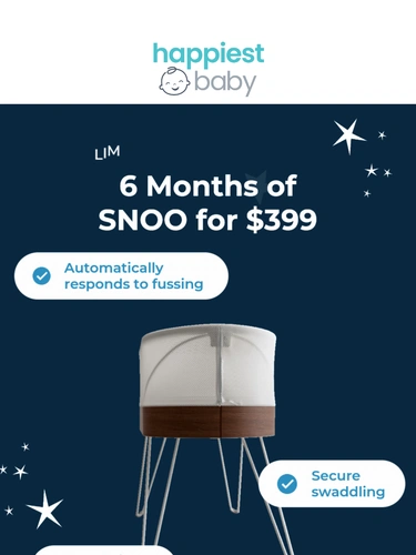 Happiest Baby Sale Announcement