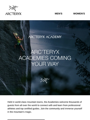 Arc'teryx Event Invitation