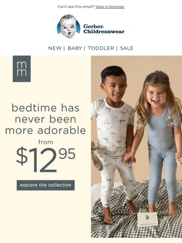 Gerber Childrenswear Sale Announcement
