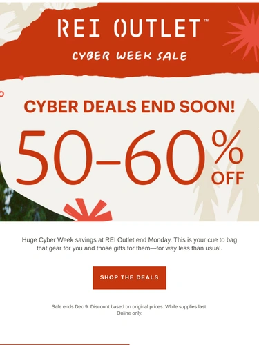 REI Sale Announcement