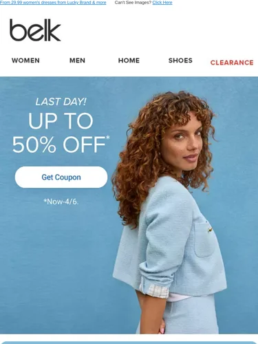 Belk Sale Announcement