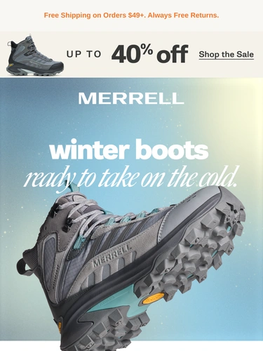 Merrell Sale Announcement