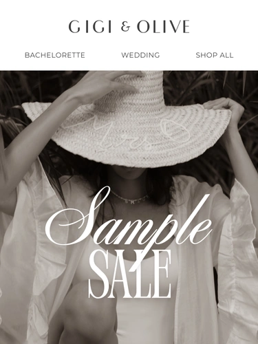 Gigi and Olive Sale Announcement