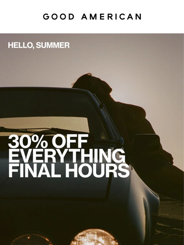 Good American Sale Announcement