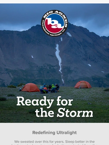 Big Agnes Product Launch