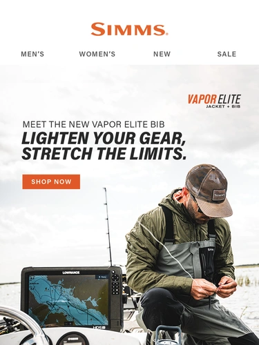 Simms Fishing Newsletter