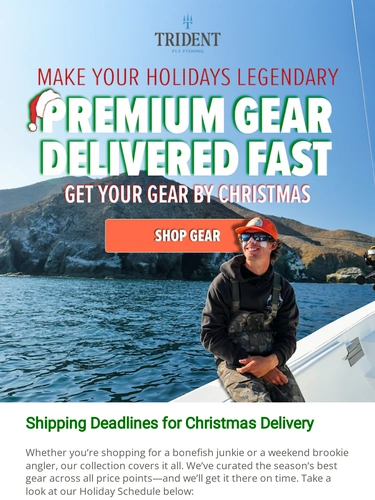 Trident Fly Fishing Sale Announcement