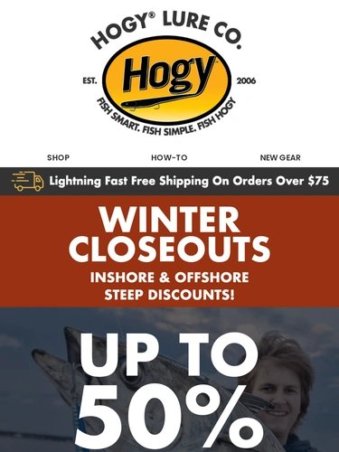Hogylures Sale Announcement