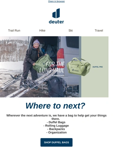 Deuter Newsletter
