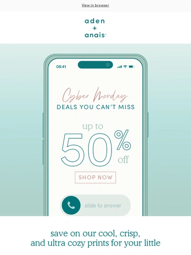 Aden + Anais Sale Announcement