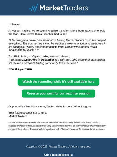 Market Traders Newsletter