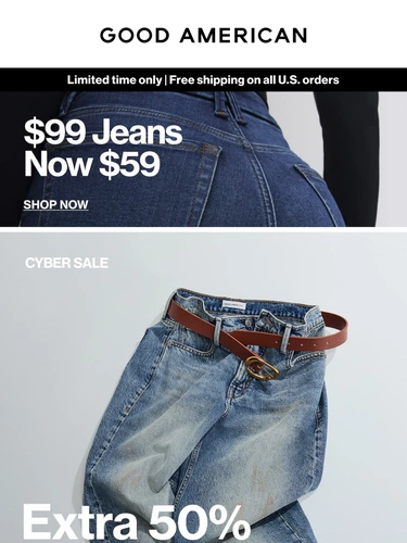 Good American Sale Announcement
