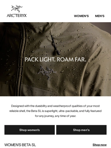 Arc'teryx Newsletter