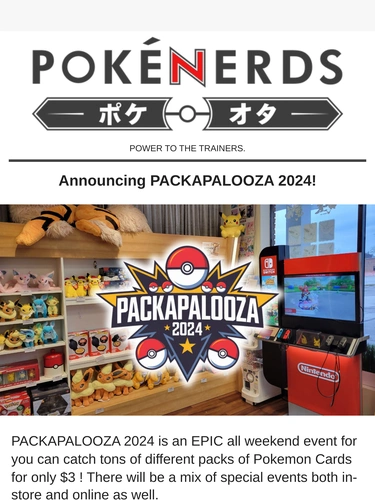 The PokeNerds Store Event Invitation