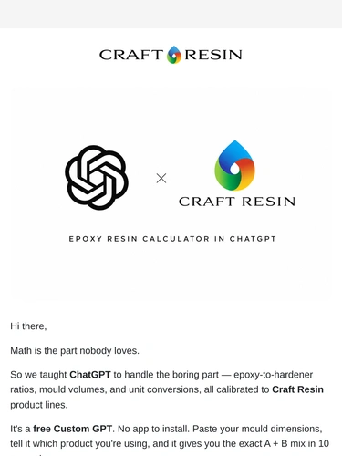 Craft Resin Email