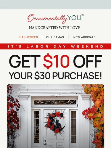 Ornamentally You Sale Announcement