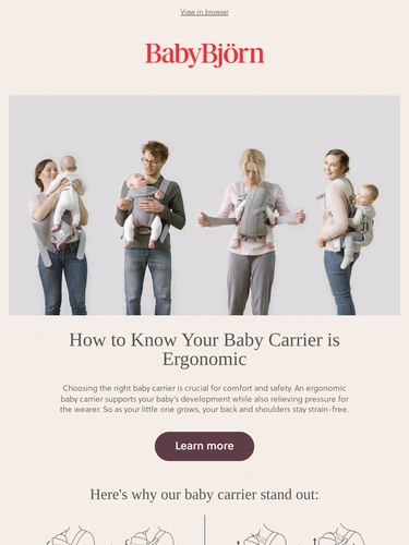 BabyBjörn Newsletter