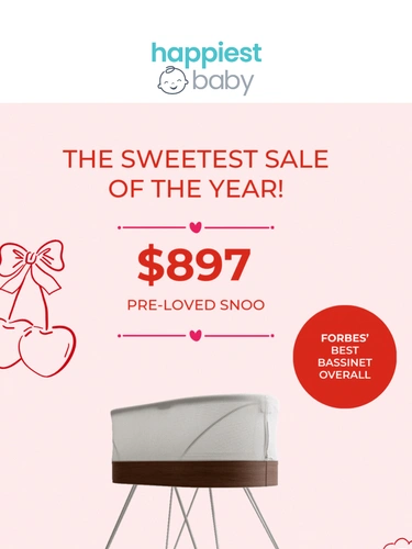Happiest Baby Sale Announcement