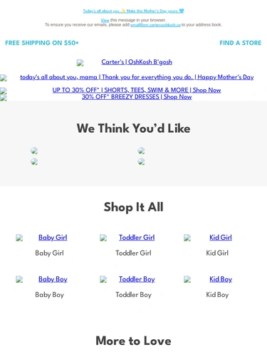 Carter's OshKosh Holiday Campaign