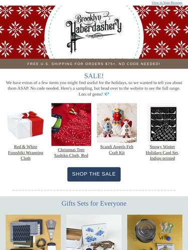 Brooklyn Haberdashery Holiday Campaign