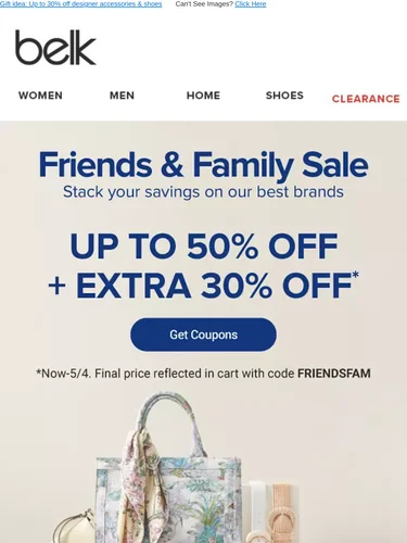 Belk Sale Announcement