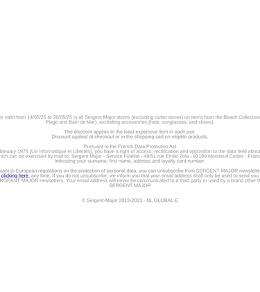 Sergent Major Sale Announcement