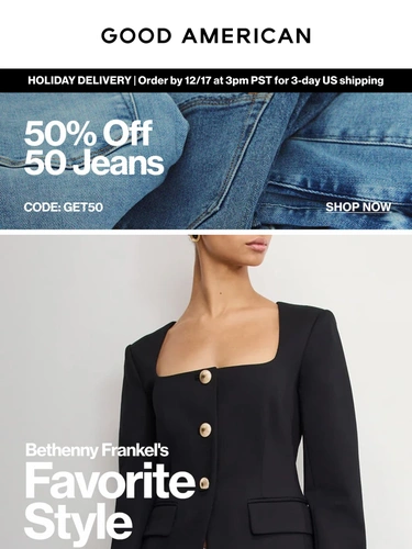 Good American Sale Announcement