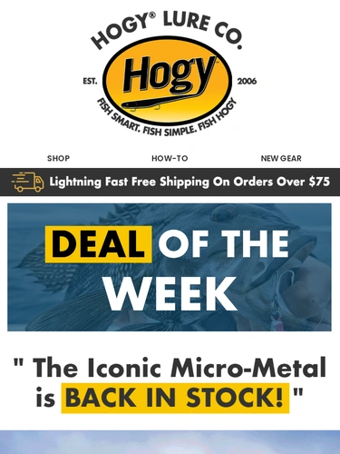 Hogylures Sale Announcement