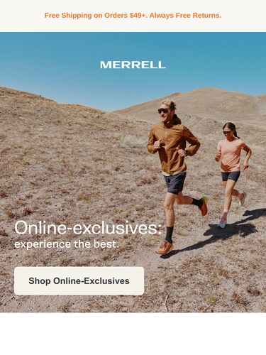 Merrell Sale Announcement
