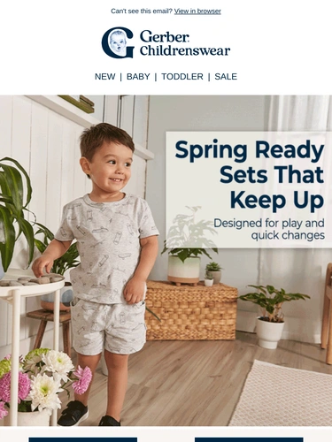 Gerber Childrenswear Newsletter
